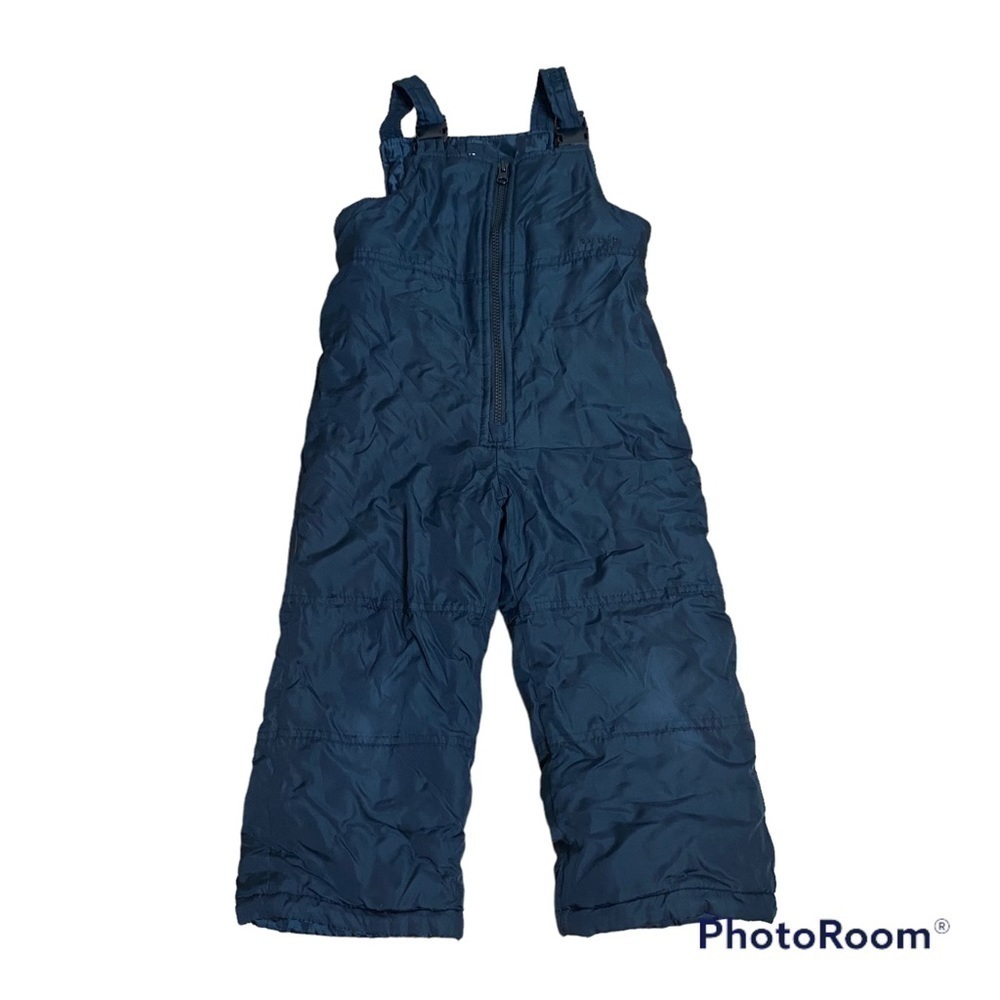 Carter’s Snow Winter Bib Overalls Sz 4T Blue Toddler Boys Kids